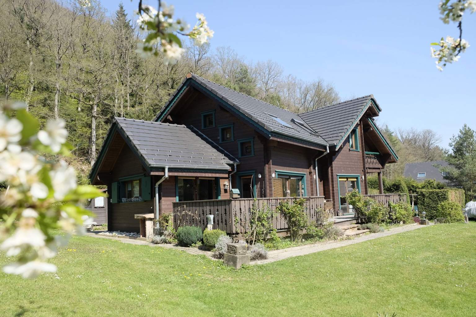Extérieure Chalet Hôtel La Fischhutte à Mollkirch dans le Bas Rhin en Alsace, proche Obernai
