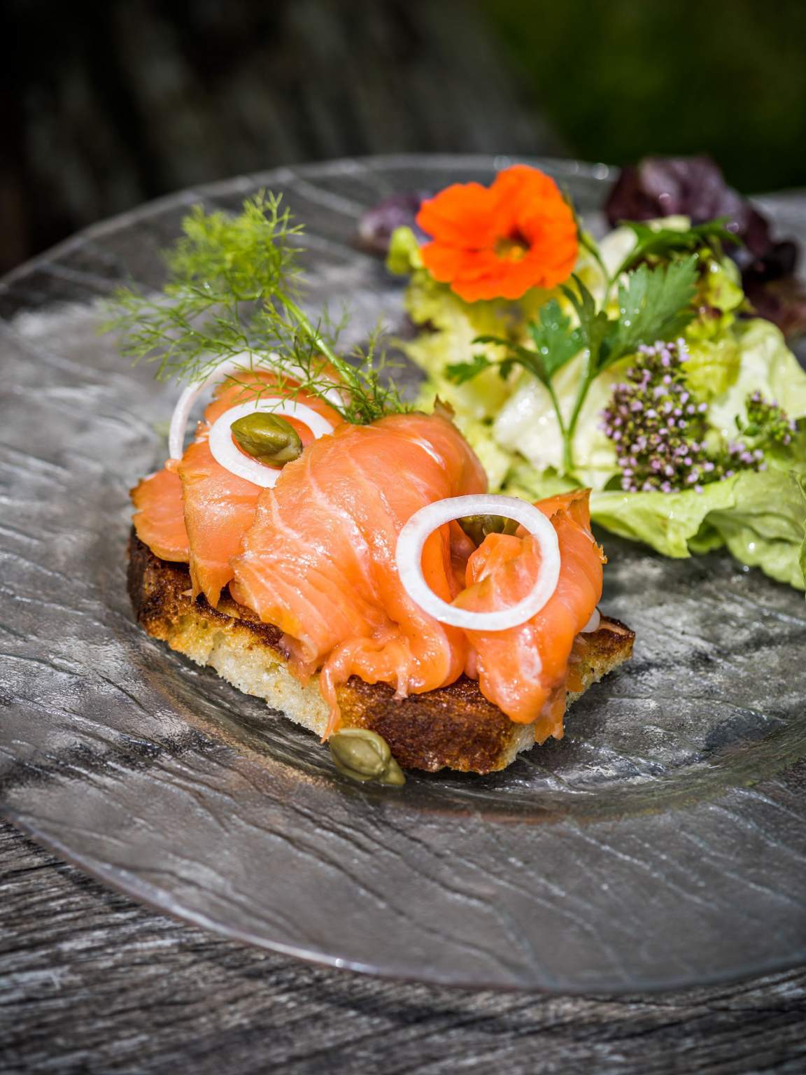 Plat de saison, Restaurant La Fischhutte A Mollkirch en Alsace